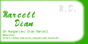 marcell dian business card